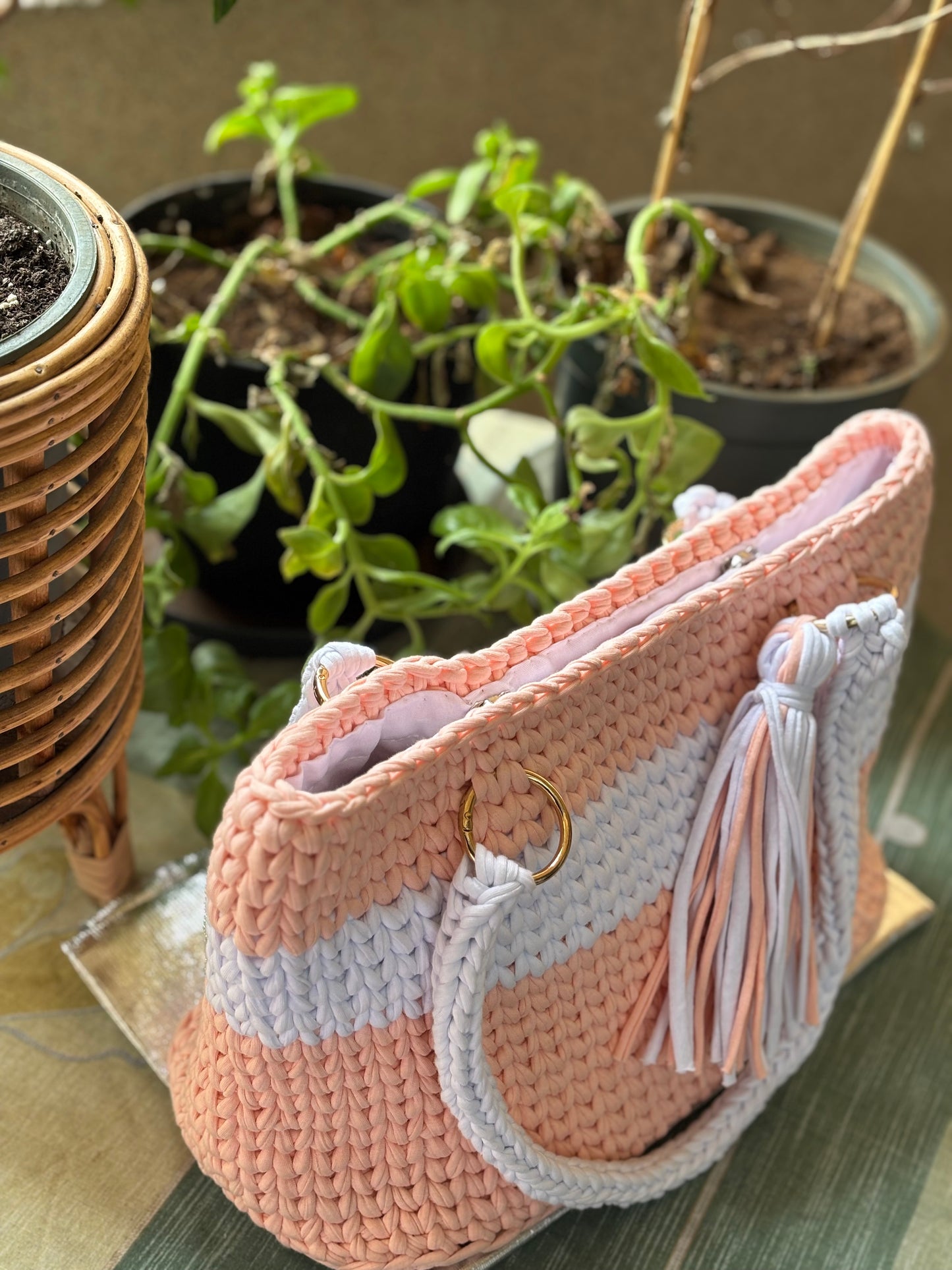 The Peaches & Cream Riviera Tote