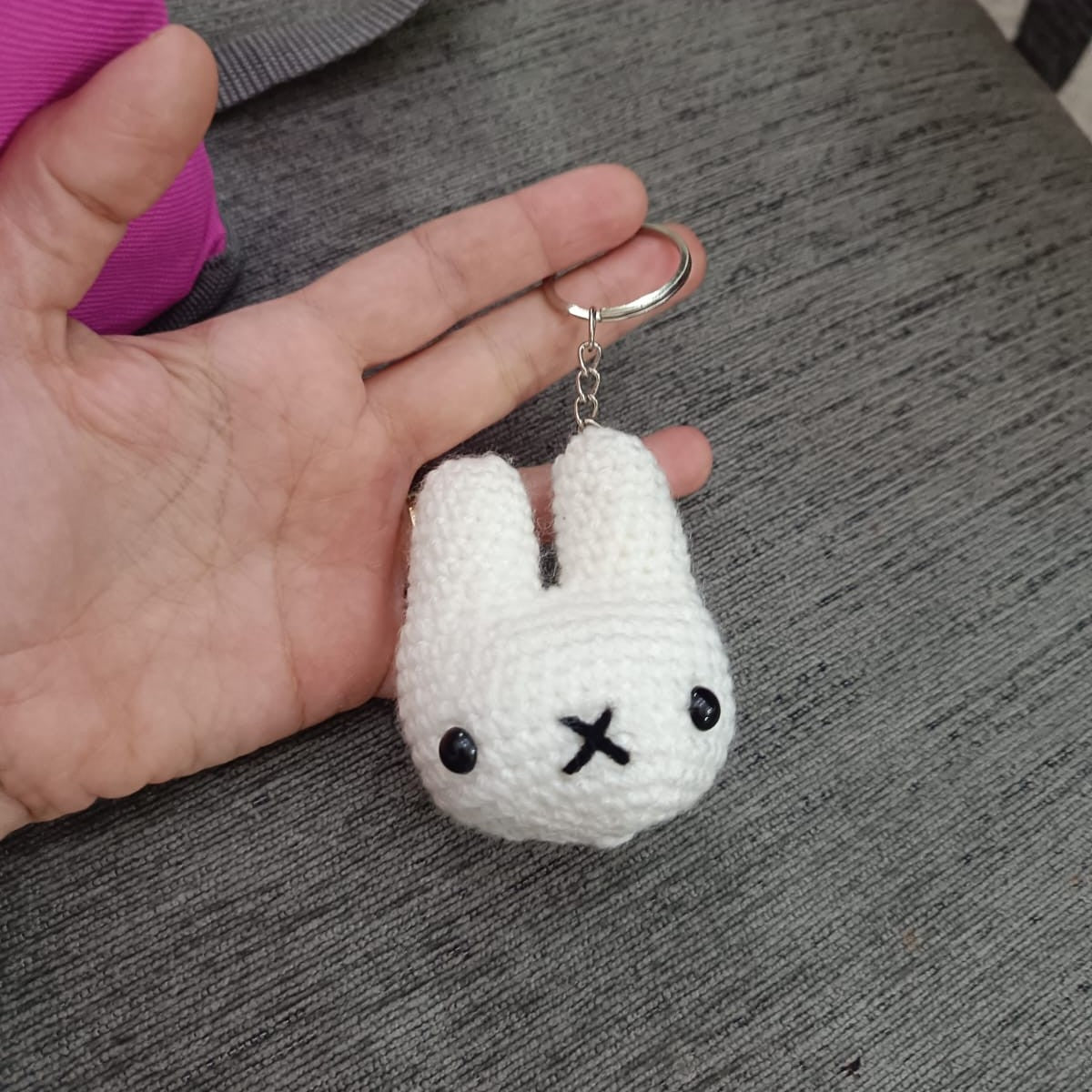 Bunny Head Keychain