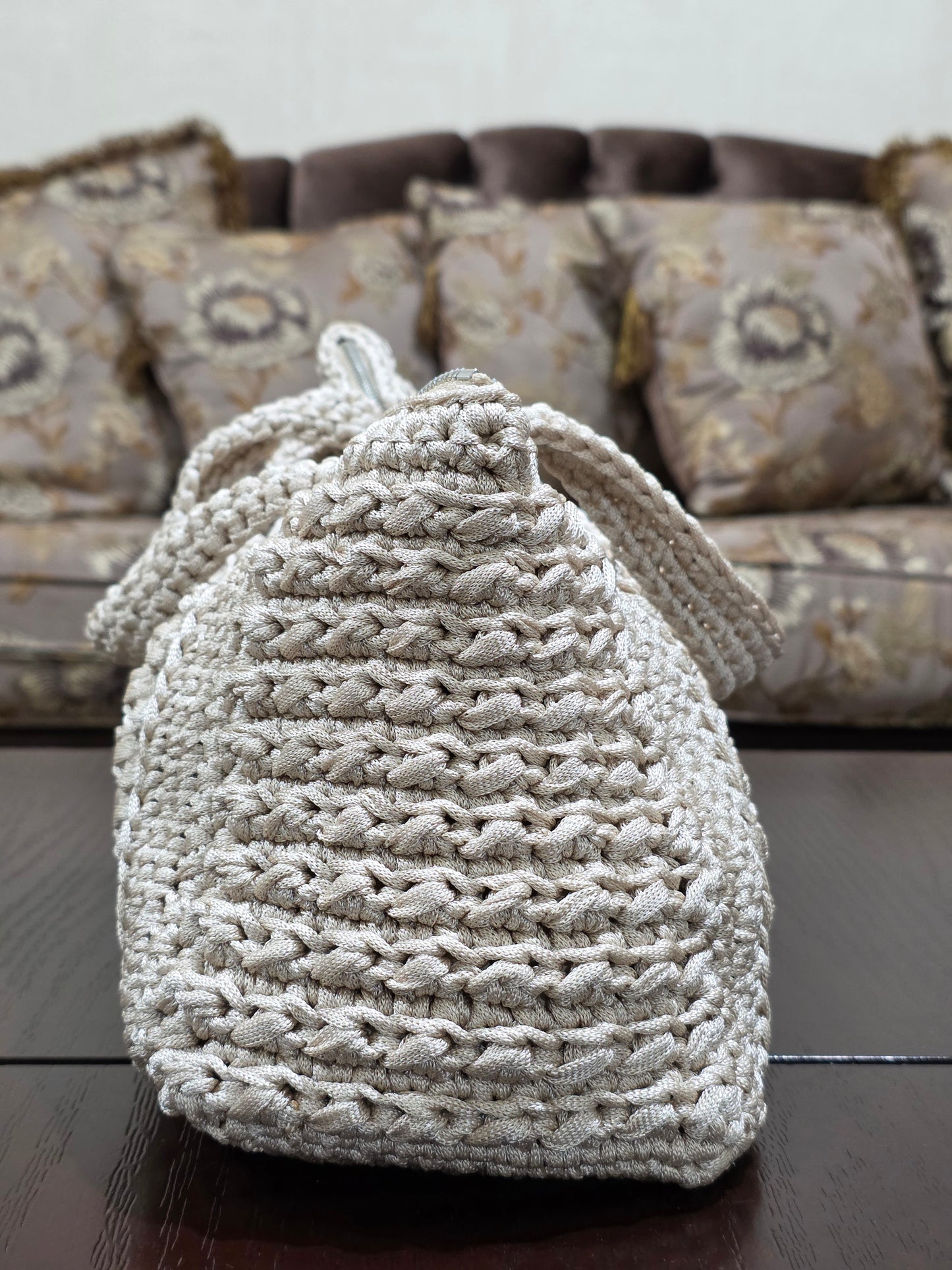 The Champagne Shimmer Tote