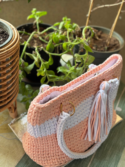 The Peaches & Cream Riviera Tote