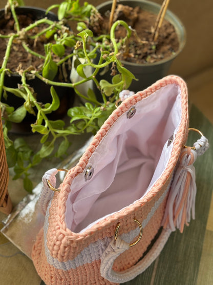 The Peaches & Cream Riviera Tote