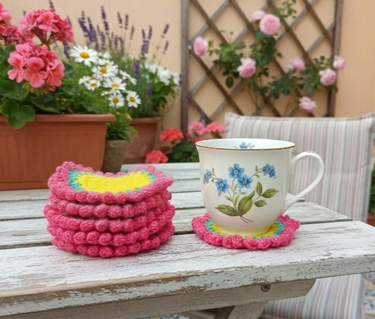 The Spring Bloom Coasters 6 PCS