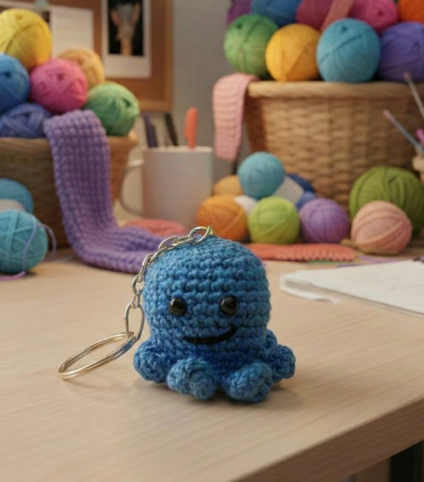 Octopus Keychain
