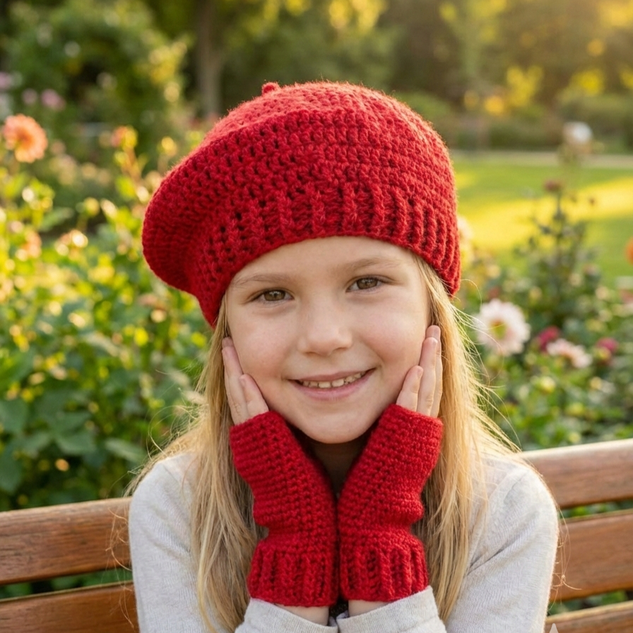 Beret and Gloves