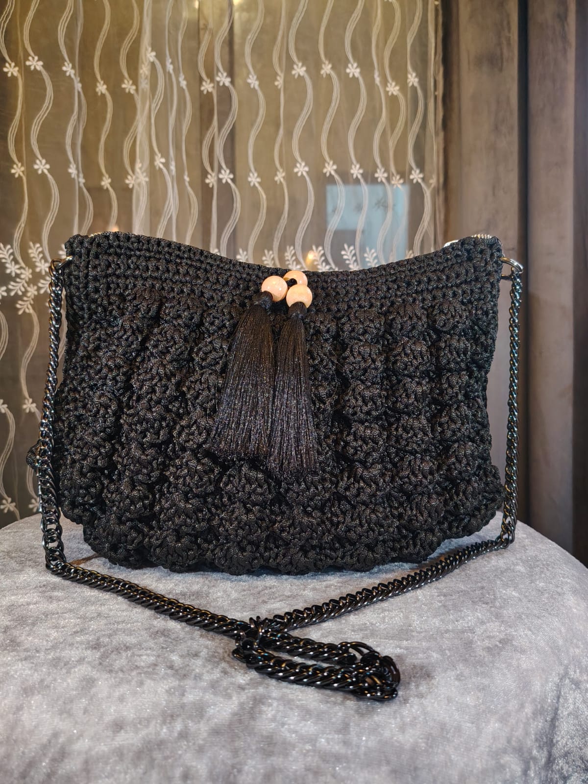 The Onyx Nightbloom Clutch