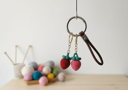 Strawberry Keychain