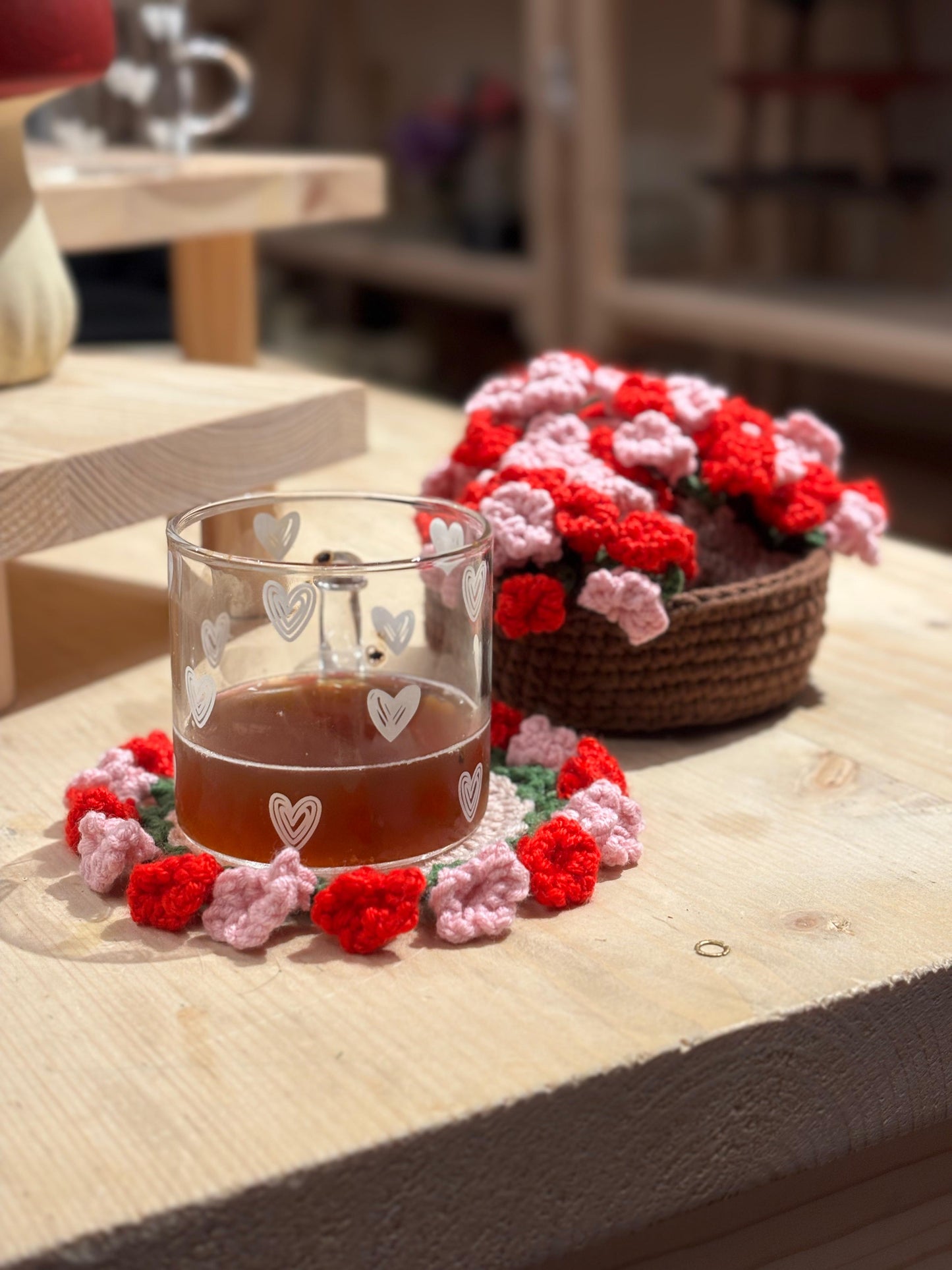 Eternal Flower Coasters 6pcs